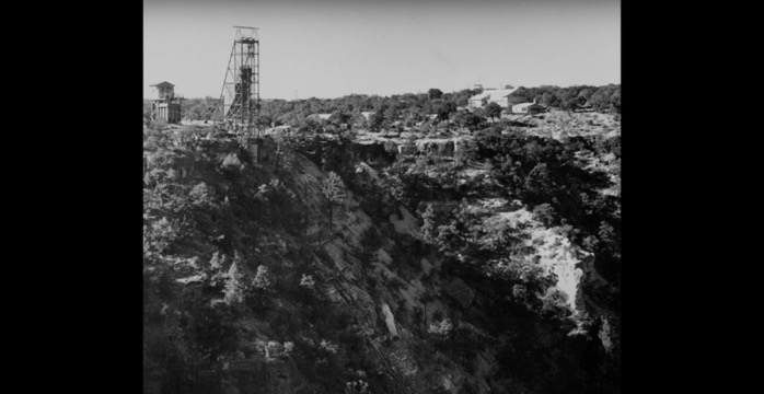 Tower near the Grand Canyon, seen from afar